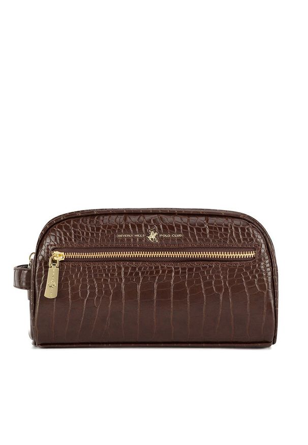 Kosmetyczka Beverly Hills Polo Club. Kolor: brązowy