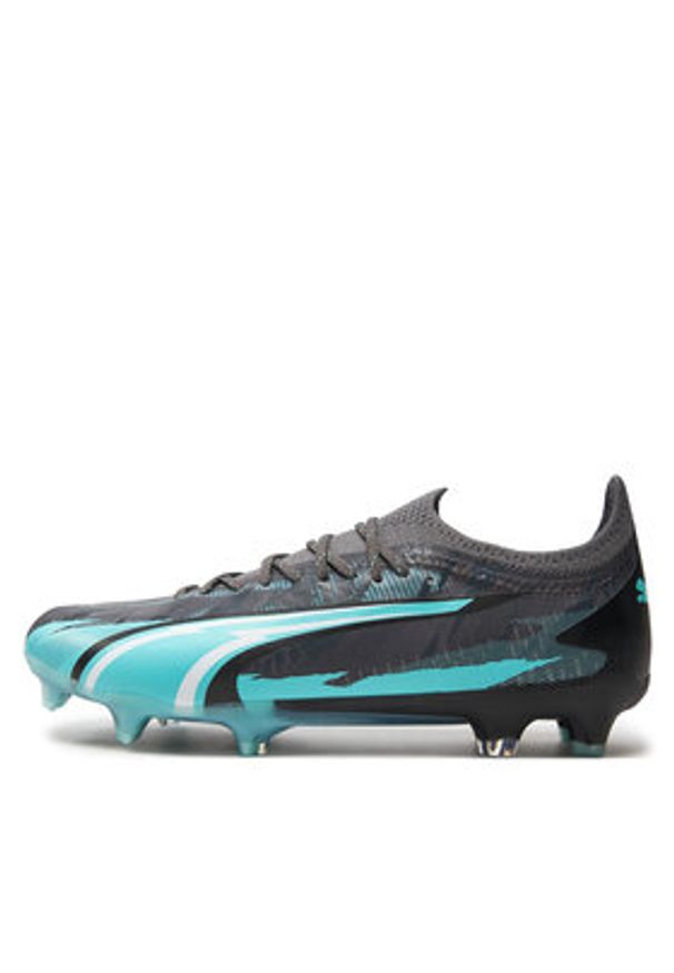 Puma Buty do piłki nożnej ULTRA ULTIMATE RUSH FG/AG 10782701 01 Szary. Kolor: szary. Materiał: skóra
