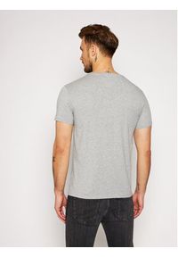 Tommy Jeans T-Shirt DM0DM04411 Szary Slim Fit. Kolor: szary. Materiał: bawełna