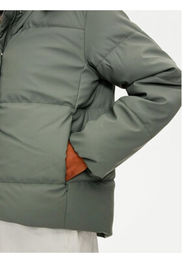 Vero Moda Kurtka zimowa Greta Kylie 10311315 Zielony Regular Fit. Kolor: zielony. Materiał: skóra. Sezon: zima