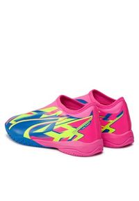 Puma Buty do piłki nożnej Ultra Match Ll Energy It+Mid Jr 107557 01 Różowy. Kolor: różowy. Materiał: skóra