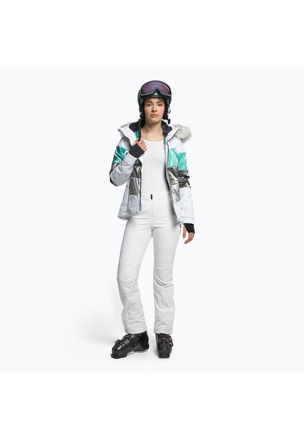 Spodnie narciarskie damskie CMP 3W05376. Kolor: biały. Sezon: zima. Sport: narciarstwo