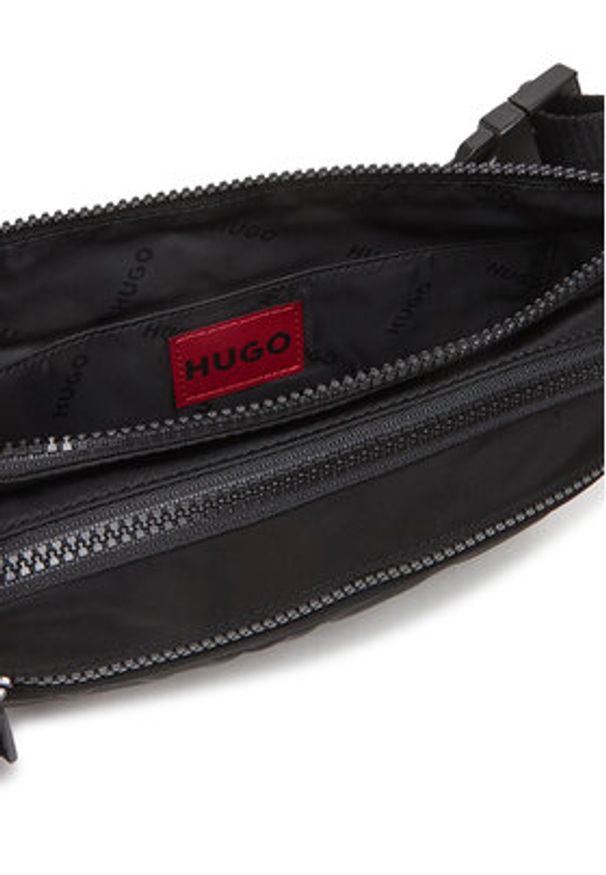 Hugo - HUGO Saszetka nerka Nosh 50543264 Czarny. Kolor: czarny. Materiał: materiał