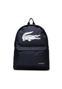 Lacoste Plecak NH4278UG021 Granatowy. Kolor: niebieski. Materiał: materiał #1