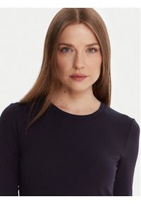 Weekend Max Mara Bluzka Multie 2525946012 Granatowy Slim Fit. Kolor: niebieski. Materiał: wiskoza