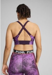 Puma - Damski stanik piłkarski Eversculpt IndividualBLAZE PUMA Midnight Plum Purple. Kolor: fioletowy. Sport: piłka nożna