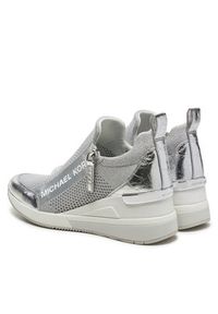 MICHAEL Michael Kors Sneakersy Willis Wedge Trainer 43R5WIFS3D Srebrny. Kolor: srebrny. Materiał: skóra #5