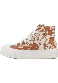 Converse - CONVERSE CHUCK TAYLOR ALL STAR LIFT PLATFORM ANIMAL PRINT Nadruk zwierzęcy. Kolor: wielokolorowy. Materiał: tkanina. Wzór: motyw zwierzęcy, nadruk. Obcas: na platformie. Model: Converse All Star