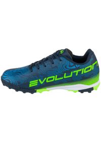 Joma - Buty piłkarskie turfy chłopięce, Evolution Jr 25 EVJS TF. Kolor: niebieski. Sport: piłka nożna