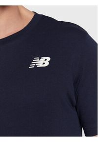 New Balance T-Shirt Classic Arch MT11985 Granatowy Athletic Fit. Kolor: niebieski. Materiał: bawełna #5