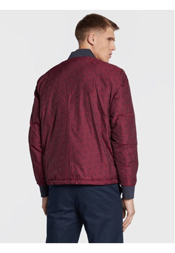 TOMMY HILFIGER - Tommy Hilfiger Kurtka bomber Reversible Varsity MW0MW27587 Granatowy Regular Fit. Kolor: niebieski. Materiał: syntetyk