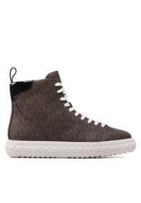 MICHAEL Michael Kors Sneakersy Grove High Top 43F2GVFE6B Brązowy. Kolor: brązowy. Materiał: skóra