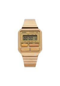 Casio Zegarek Vintage 80s A120WEG-9AEF Złoty. Kolor: złoty. Styl: vintage #1
