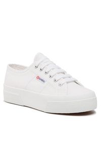 Superga Tenisówki 2740 Platform S21384W Biały. Kolor: biały. Materiał: materiał. Obcas: na platformie