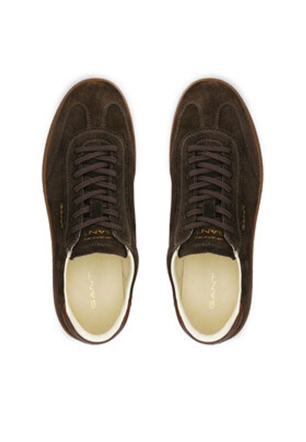 GANT - Gant Sneakersy 31633008 Brązowy. Kolor: brązowy. Materiał: zamsz, skóra
