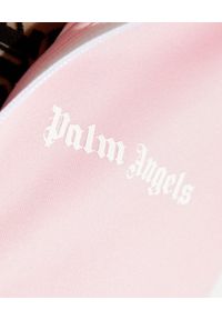 PALM ANGELS - Różowa bluza dresowa. Kolor: różowy, wielokolorowy, fioletowy. Materiał: dresówka. Długość rękawa: długi rękaw. Długość: długie. Wzór: aplikacja #2