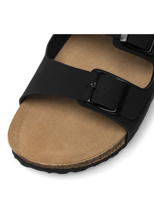 Inblu Klapki NM000034 Czarny. Kolor: czarny. Materiał: syntetyk, skóra