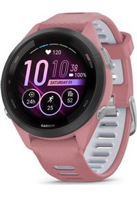 GARMIN - Zegarek sportowy Garmin Forerunner 265S Różowy (010-02810-15). Kolor: różowy. Styl: sportowy #1