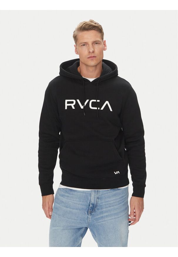 RVCA Bluza AVYSF00223 Czarny Regular Fit. Kolor: czarny. Materiał: bawełna