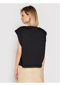 Remain Bluzka Verona Ss O-Neck RM494 Czarny Regular Fit. Kolor: czarny. Materiał: bawełna #4