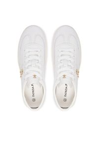 Patrizia Pepe Sneakersy PPJ361.06 Biały. Kolor: biały. Materiał: skóra #5