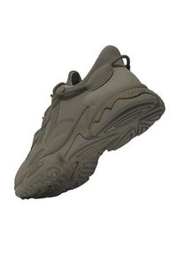 Adidas - adidas Sneakersy OZWEEGO Shoes GY6813 Brązowy. Kolor: brązowy. Materiał: skóra