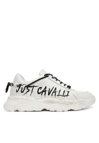 Just Cavalli Sneakersy 80QA3SH1 ZPC21 Biały. Kolor: biały. Materiał: skóra #1
