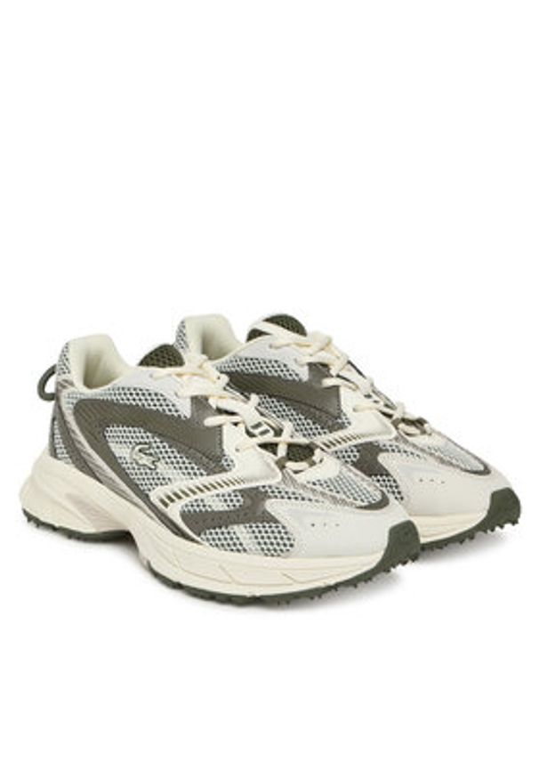 Lacoste Sneakersy L003 Neo Shot 7-50SMA0121 Écru. Kolor: kremowy. Materiał: materiał