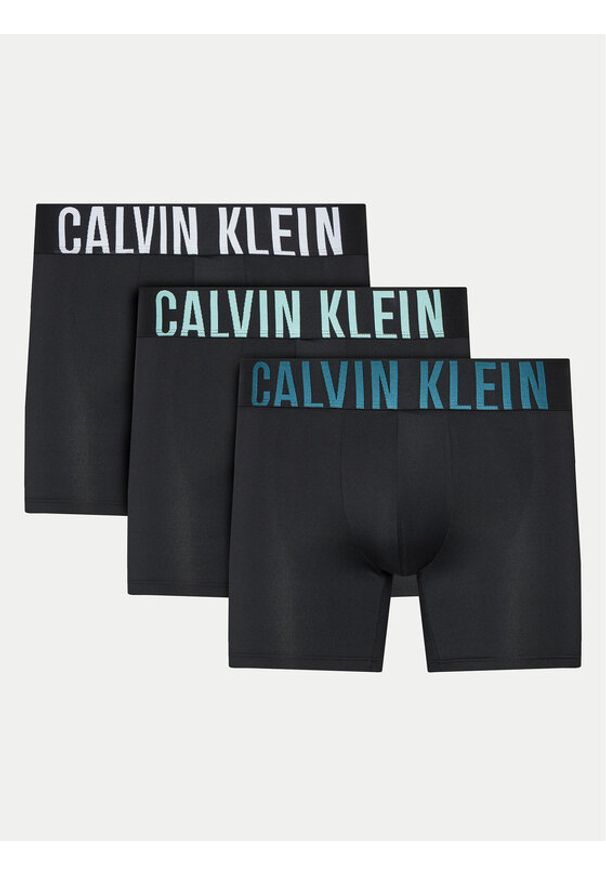 Calvin Klein Komplet 3 par bokserek 000NB3612A Czarny. Kolor: czarny. Materiał: syntetyk