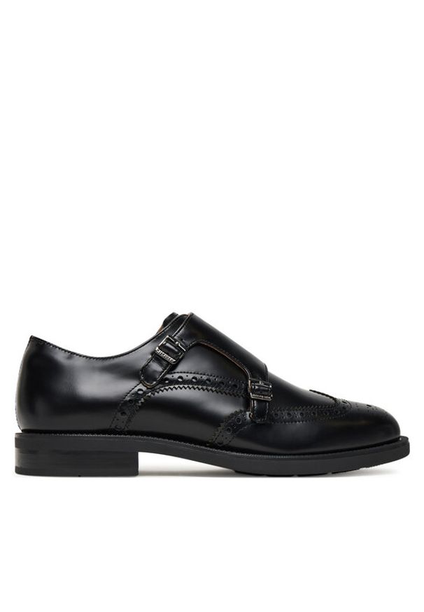 TOMMY HILFIGER - Tommy Hilfiger Półbuty Hilfiger Vogue FM0FM05767 Czarny. Kolor: czarny. Materiał: skóra
