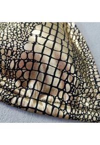 Intica - bikini z wzorem zwierzęcym odporne na chlor i słoną wodę Lenke. Kolor: złoty. Materiał: materiał. Wzór: motyw zwierzęcy #5