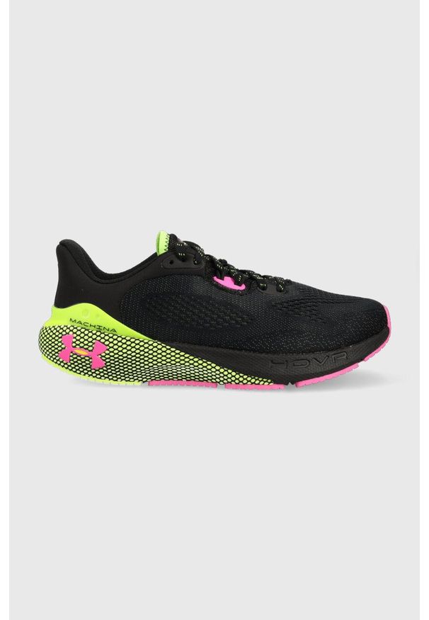 Under Armour buty do biegania HOVR Machina 3 kolor czarny 3024899-101. Kolor: czarny. Szerokość cholewki: normalna. Wzór: aplikacja. Sport: bieganie