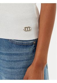 MET Top M10 288MG Biały Regular Fit. Kolor: biały. Materiał: wiskoza #4