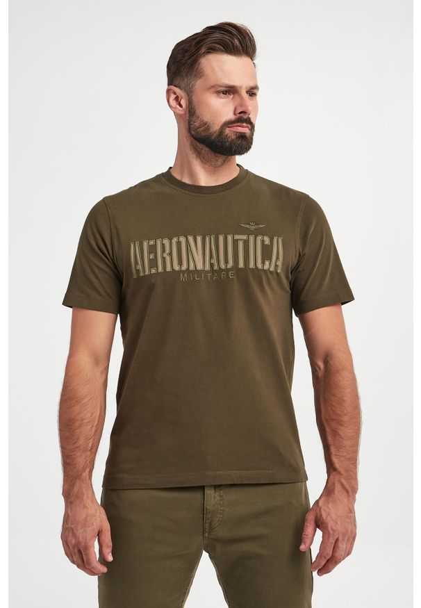 Aeronautica Militare - T-shirt męski z logo AERONAUTICA MILITARE