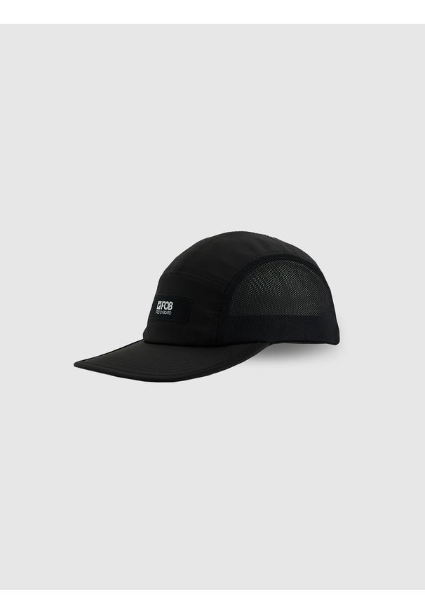 4f - 4F Czapka z daszkiem strapback uniseks - czarny XS/S (56cm). Kolor: czarny. Styl: klasyczny, casual