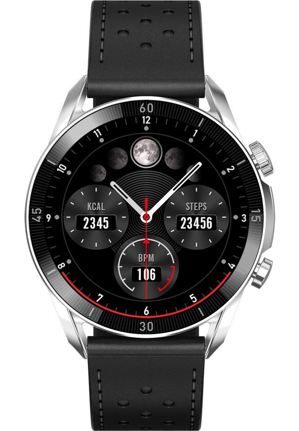 GARETT - Smartwatch Garett V10 Czarny. Rodzaj zegarka: smartwatch. Kolor: czarny