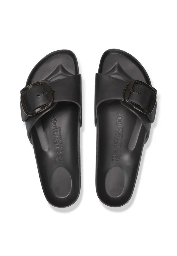 Birkenstock - Klapki damskie BIRKENSTOCK Madrid Big Buckle EVA Black. Okazja: na co dzień, na plażę. Kolor: czarny. Sezon: lato. Styl: elegancki, casual