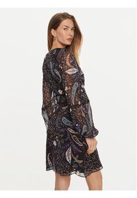 Guess Sukienka codzienna Yvette W4BK29 WDW82 Czarny Regular Fit. Okazja: na co dzień. Kolor: czarny. Materiał: syntetyk. Typ sukienki: proste. Styl: casual