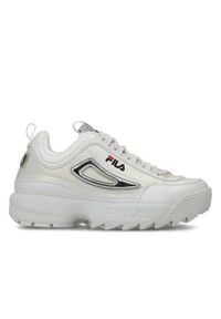 Buty do chodzenia damskie Fila Disruptor Wmn. Zapięcie: sznurówki. Kolor: biały. Materiał: materiał, syntetyk. Szerokość cholewki: normalna. Sport: turystyka piesza