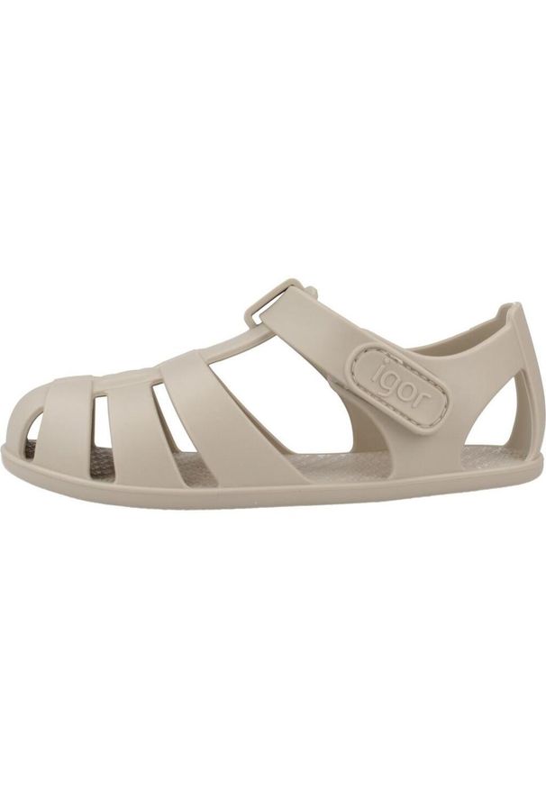 Igor - Sandały IGOR S10324 Jasnobrązowy. Kolor: wielokolorowy, beżowy, brązowy. Materiał: guma. Styl: sportowy