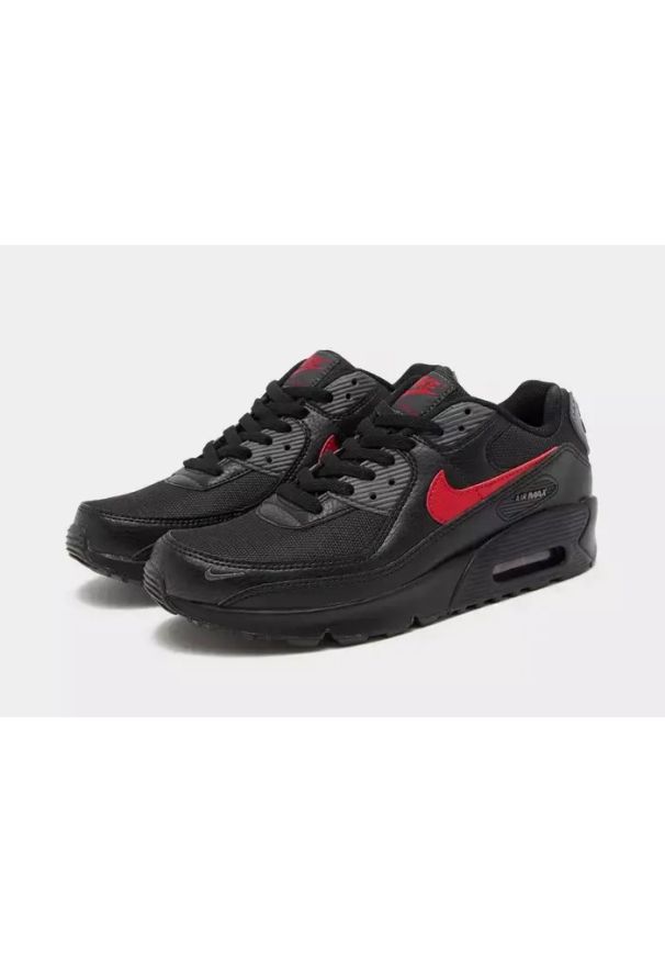 Nike Air Max 90 Sneakersy damskie. Okazja: na co dzień, na spacer, do pracy. Kolor: czarny. Model: Nike Air Max 90, Nike Air Max. Sport: turystyka piesza