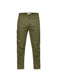 Fjällräven - Spodnie turystyczne męskie Fjallraven Karl Pro Zip-off Trousers. Kolor: zielony
