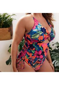 Intica - Kostium kąpielowy jednoczęściowy z wycięciem na lato Sadika. Kolor: wielokolorowy. Materiał: tkanina, materiał #4