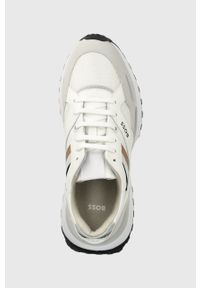 BOSS sneakersy Jonah kolor biały 50481016. Nosek buta: okrągły. Zapięcie: sznurówki. Kolor: biały. Materiał: guma. Obcas: na platformie #4
