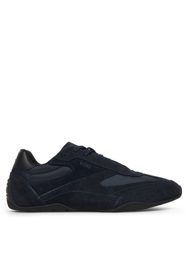 BOSS Sneakersy Jaylen 50557884 Granatowy. Kolor: niebieski. Materiał: zamsz, skóra