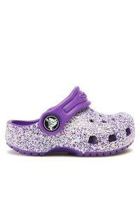 Crocs Klapki Crocs Classic Glitter Kids Clog T 206992 Fioletowy. Kolor: fioletowy #4