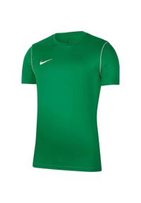 Koszulka sportowa dla dzieci Nike Dri-Fit Park. Kolor: zielony. Technologia: Dri-Fit (Nike)