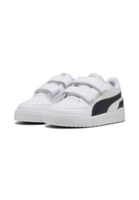 Puma - Dziecięce niskie sneakersy Shuffle Downtown PUMA. Okazja: na uczelnię. Kolor: czerwony, niebieski, wielokolorowy, biały. Sport: joga i pilates