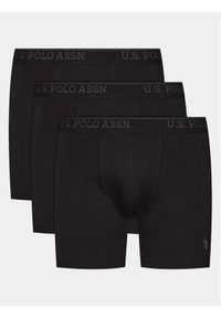 U.S. Polo Assn. Komplet 3 par bokserek 80454 Czarny. Kolor: czarny. Materiał: bawełna