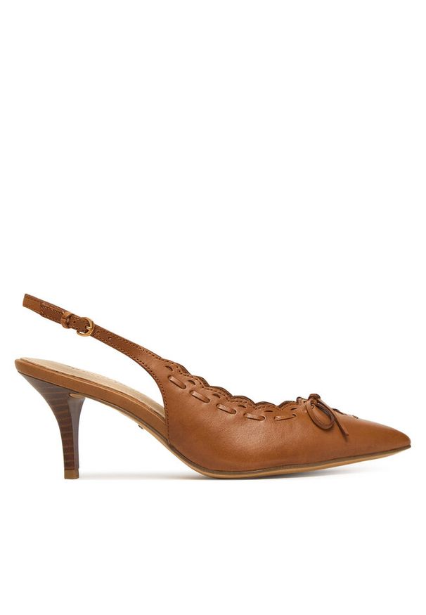 Szpilki Tamaris. Kolor: brązowy. Obcas: na szpilce